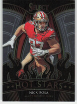 2020 Panini Select Hot Stars #HS8 Nick Bosa