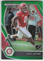 2021 Panini Prizm Draft Picks Green Prizm #95 Josh Jacobs