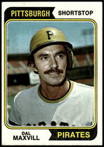 1974 Topps Base Set #358 Dal Maxvill
