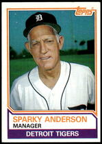 1983 Topps Base Set #666 Sparky Anderson