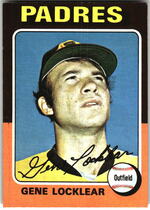 1975 Topps Base Set #13 Gene Locklear