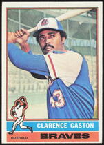 1976 Topps Base Set #558 Clarence Gaston