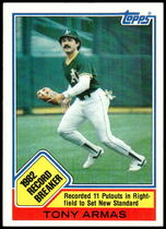 1983 Topps Base Set #1 Tony Armas