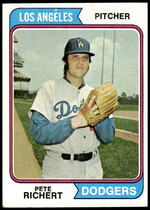 1974 Topps Base Set #348 Pete Richert
