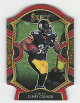 2020 Panini Select Red Die-Cut Prizm #39 James Conner