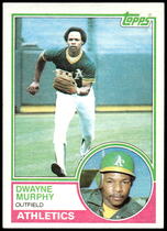 1983 Topps Base Set #598 Dwayne Murphy