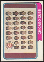 1974 Topps Base Set #211 Cubs Team