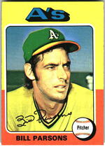1975 Topps Base Set #613 Bill Parsons