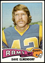 1975 Topps Base Set #482 Dave Elmendorf
