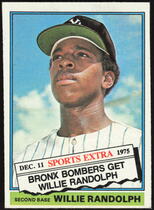 1976 Topps Traded #592T Willie Randolph