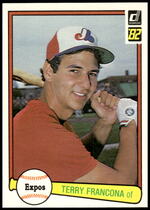 1982 Donruss Base Set #627 Terry Francona