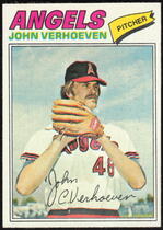 1977 Topps Base Set #91 John Verhoeven