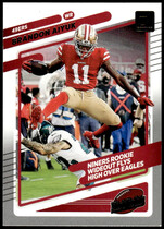 2021 Donruss Highlights #HI-11 Brandon Aiyuk