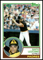 1983 Topps Base Set #455 Sixto Lezcano