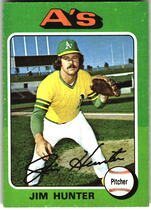 1975 Topps Base Set #230 Jim Hunter
