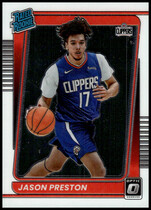 2021 Donruss Optic #160 Jason Preston