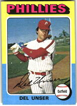 1975 Topps Base Set #138 Del Unser