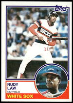 1983 Topps Base Set #514 Rudy Law