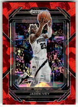 2023 Panini Prizm Draft Picks Red Ice Prizm #75 Jaden Ivey