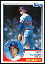 1983 Topps Base Set #116 Dave Schmidt