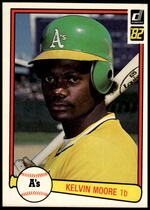 1982 Donruss Base Set #534 Kelvin Moore