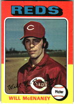 1975 Topps Base Set #481 Will McEnaney