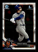 2018 Bowman Chrome Draft #BDC-60 Carlos Cortes