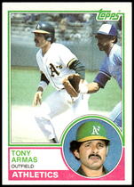 1983 Topps Base Set #435 Tony Armas