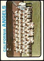 1973 Topps Base Set #243 Angels Team
