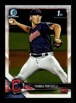 2018 Bowman Chrome Draft #BDC-42 Thomas Ponticelli