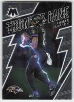 2022 Panini Mosaic Thunder Lane #TL-24 Lamar Jackson