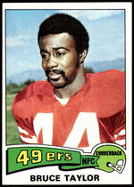 1975 Topps Base Set #418 Bruce Taylor