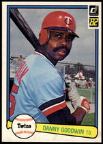 1982 Donruss Base Set #305 Danny Goodwin