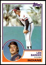 1983 Topps Base Set #120 Len Barker
