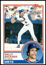 1983 Topps Base Set #444 Wally Backman