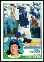 1983 Topps Base Set #352 Mike Scioscia