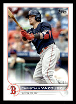 2022 Topps Base Set #63 Christian Vazquez