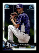 2018 Bowman Chrome Prospects #BCP16 Michael Mercado