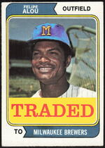 1974 Topps Traded #485 Felipe Alou
