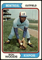1974 Topps Base Set #377 Ron Woods