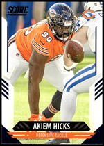 2021 Score Base Set #128 Akiem Hicks
