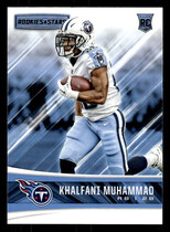 2017 Panini Rookies & Stars #282 Khalfani Muhammad
