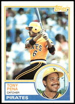 1983 Topps Base Set #590 Tony Pena