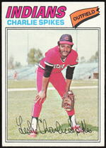 1977 Topps Base Set #168 Charlie Spikes
