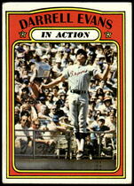 1972 Topps Base Set #172 Darrell Evans