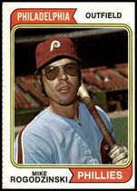 1974 Topps Base Set #492 Mike Rogodzinski