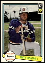 1982 Donruss Base Set #149 Matt Sinatro