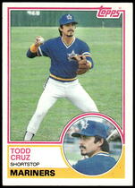 1983 Topps Base Set #132 Todd Cruz