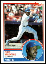 1983 Topps Base Set #653 Ellis Valentine