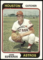 1974 Topps Base Set #635 Johnny Edwards